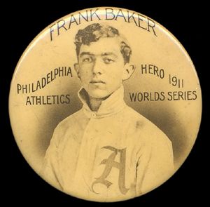 1911 Home Run Baker Pocket Mirror